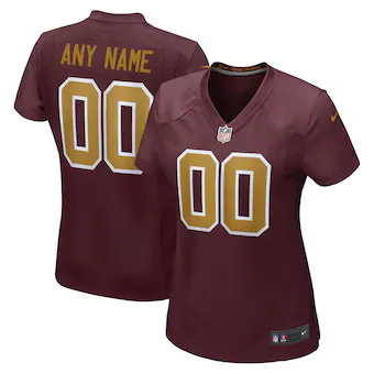 womens nike burgundy washington football team alternate cus